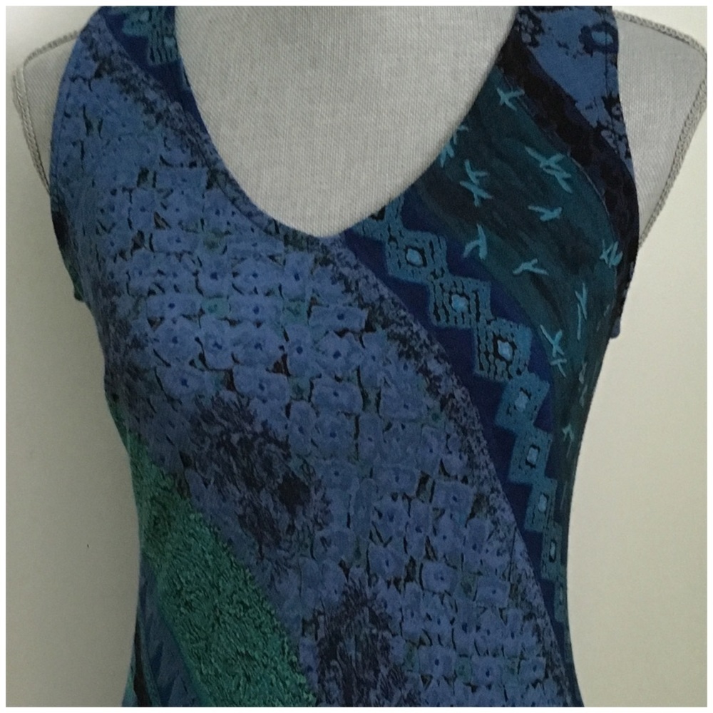 CLLA A Carole Little Company maxi dress multicolored size 6 - Picture 6 of 6